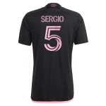 Günstige Fußballtrikots Inter Miami CF Sergio Busquets 5 Auswärtstrikot 2024-25 Kurzarm